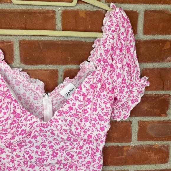 Sky to moon Y2K floral mini dress - Picture 3 of 7